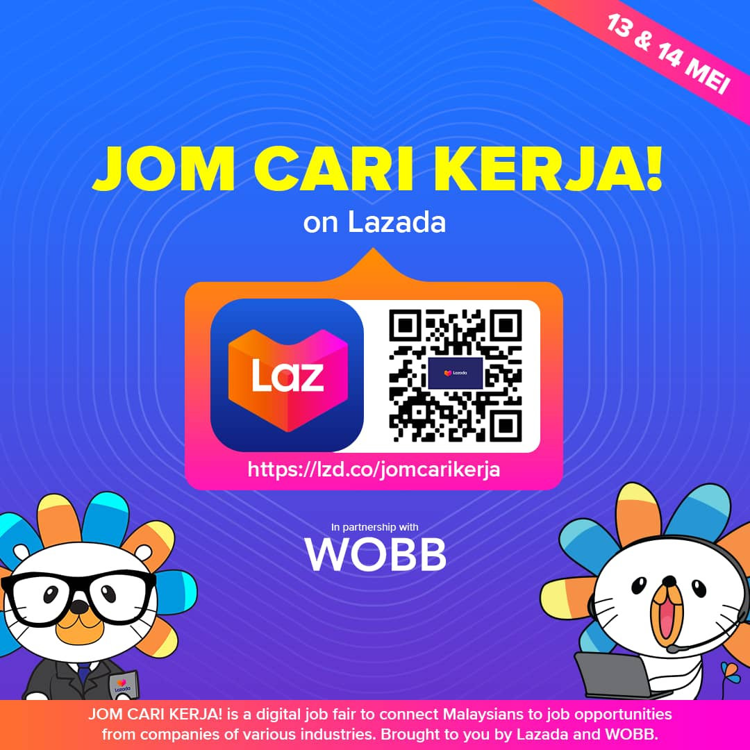 Shop for jobs via Lazada Malaysia during its online job fair on May 13 and 14. u00e2u20acu201d Picture courtesy of Lazada Malaysia
