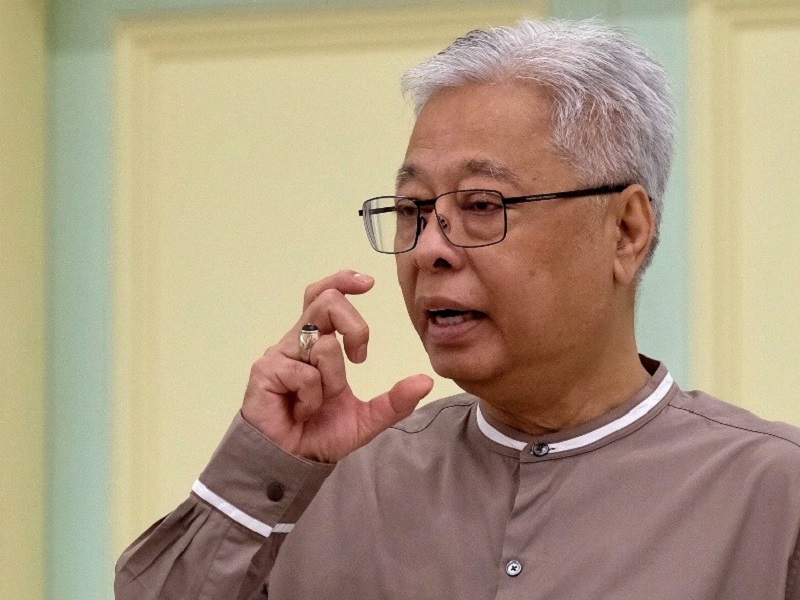 Senior Minister Datuk Seri Ismail Sabri Yaakob attends a press conference in Putrajaya May 8, 2020. u00e2u20acu201d Bernama pic