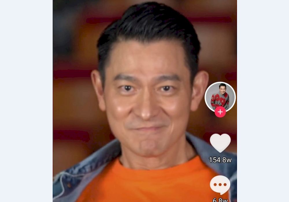 Hong Kong superstar Andy Lau refused to take Hollywood roles that degrade Chinese. u00e2u20acu201d Screencapture from Andy Lauu00e2u20acu2122s Douyin