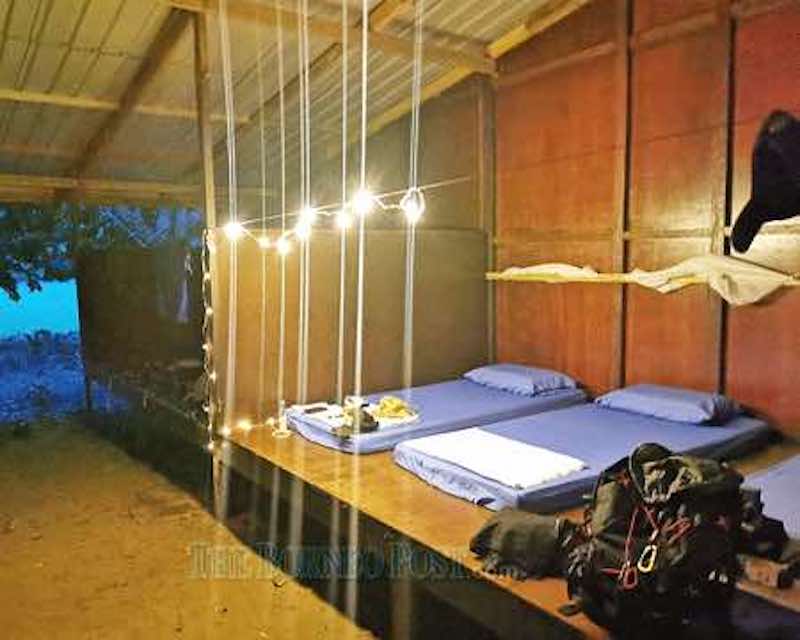 The open-air-style forest hut at the campsite. — Picture by Roystein Emmor