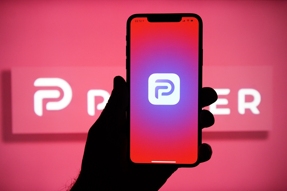 The Parler logo is seen on an Apple iPhone in this photo illustration in Warsaw, Poland January 11, 2021. u00e2u20acu201d Reuters pic