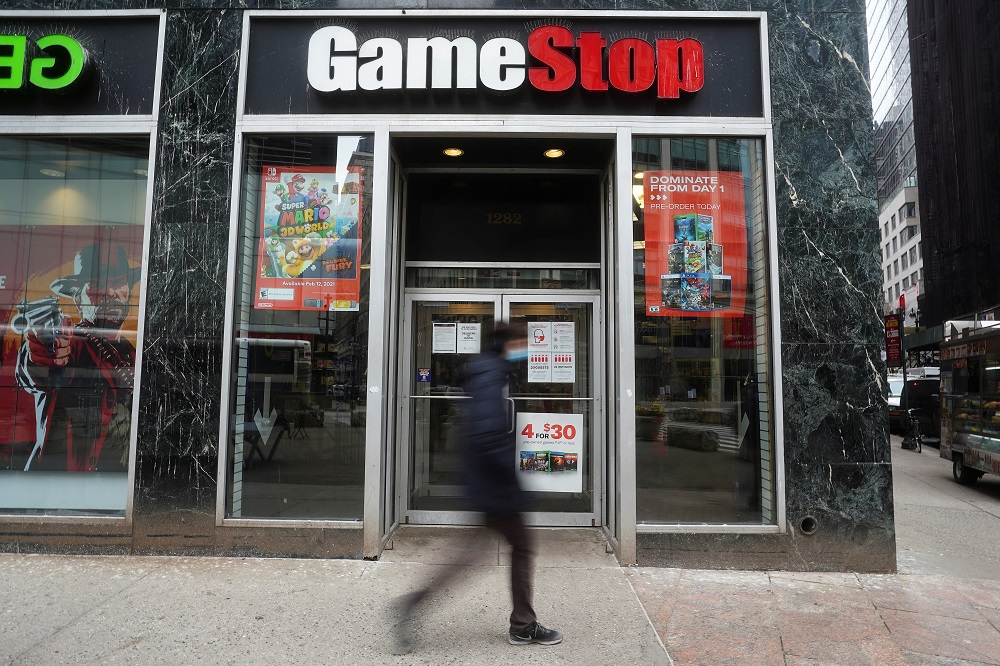 A GameStop store is pictured amid the coronavirus disease pandemic in the Manhattan borough of New York January 27, 2021. u00e2u20acu201d Reuters pic