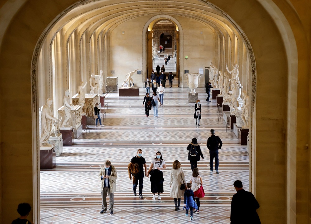 The Louvre, the worldu00e2u20acu2122s biggest museum, suffered a drop in visitor numbers of over 70 per cent last year as Covid restrictions kept art lovers away, it said on Friday. u00e2u20acu201d AFP pic