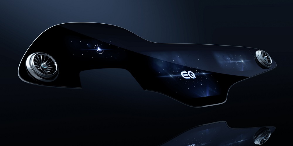 The MBUX Hyperscreen will be inaugurated with the future Mercedes EQS. u00e2u20acu201d Picture courtesy of Daimler
