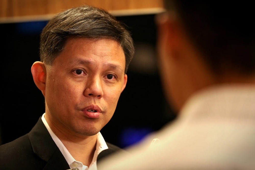 Trade and Industry Minister Chan Chun Sing said Singapore and Malaysia are committed to working closely together to maintain the integrity and interdependence of their bilateral supply lines. u00e2u20acu201d TODAY pic