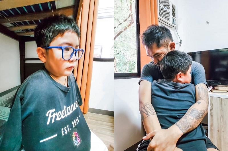 Locsin said her son Tice (left) has apologised for his costly mistake. u00e2u20acu201d Pictures via Facebookthejulmargrace