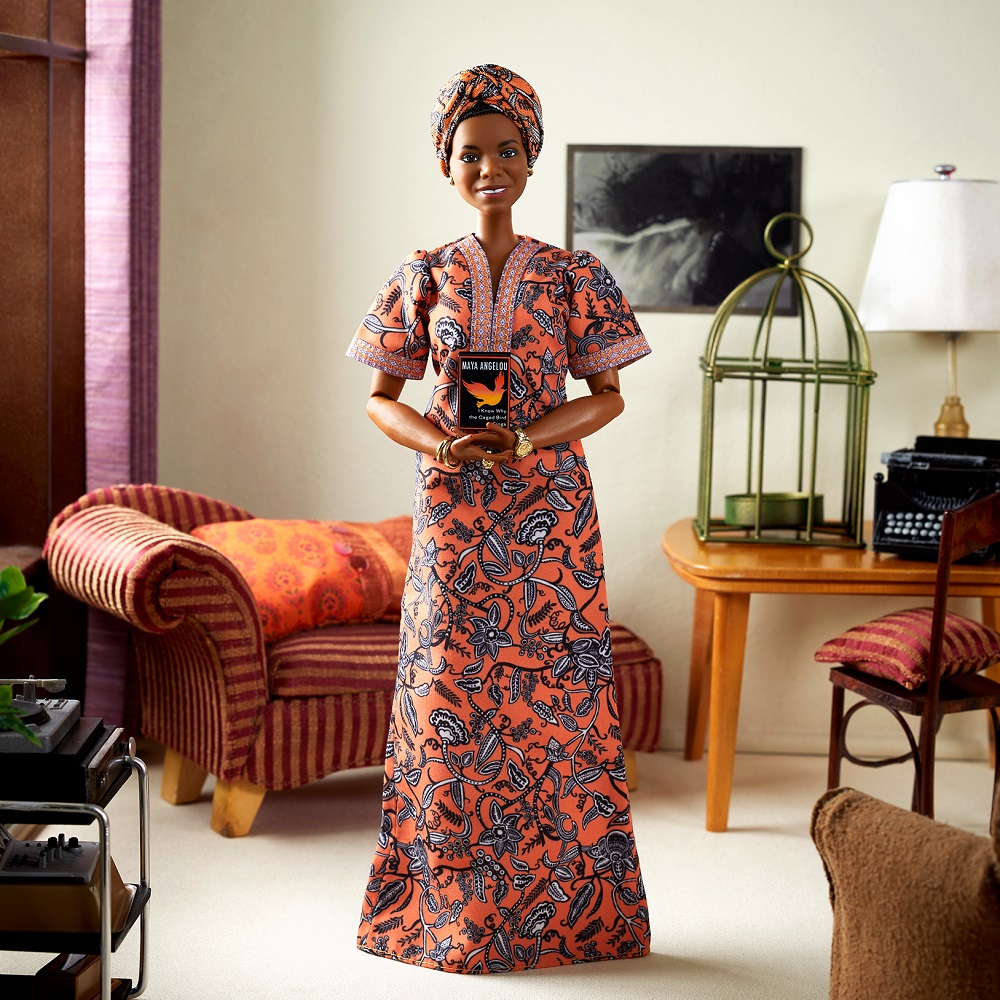Toy manufacturer Mattel has launched a new Barbie doll dedicated to the late African-American author, Maya Angelou. u00e2u20acu201d Image courtesy of Mattel