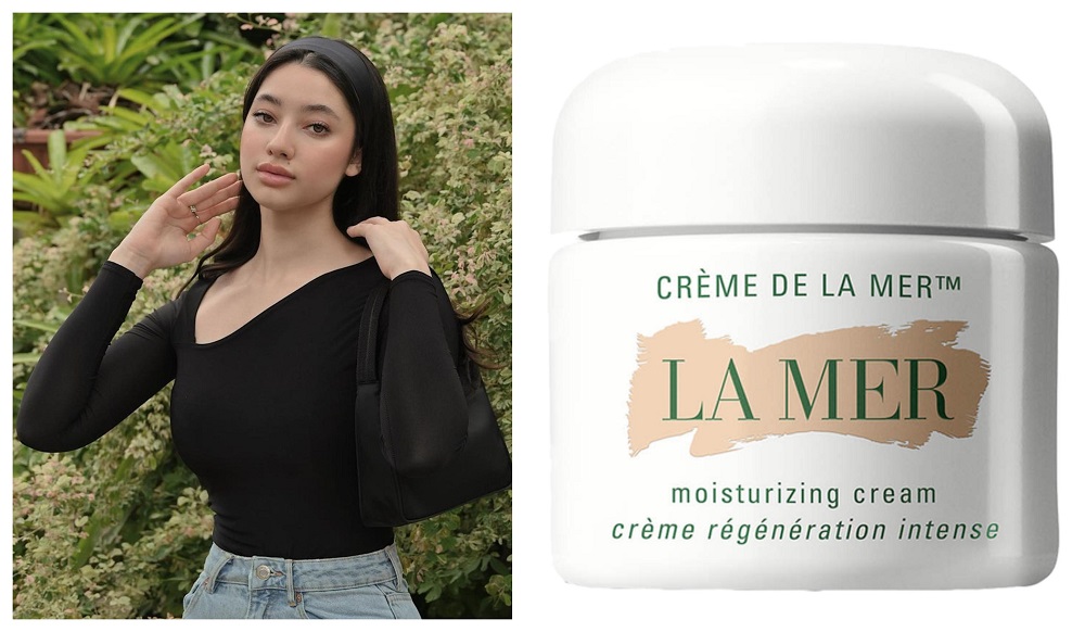 The social media celeb known by the moniker Little Miss Khan stunned many for using the luxury face cream on an unexpected body part. u00e2u20acu201d Pictures from Instagram/Ameera Khan, Sephora Malaysia