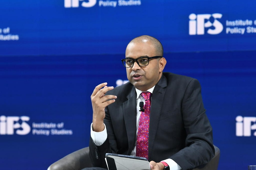 The Peopleu00e2u20acu2122s Action Partyu00e2u20acu2122s Dr Janil Puthucheary, speaking at an IPS forum on Jan 25, 2021.  u00e2u20acu201d Picture by Jacky Ho/Institute of Policy Studies via TODAY