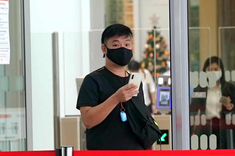 Kelvin Foo Cheek Ann, 32, is seen at State Courts on December 16, 2020. u00e2u20acu201d TODAY pic