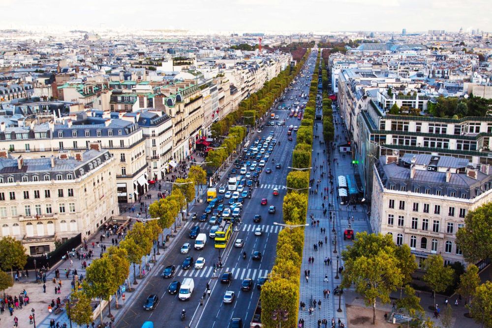 The Champs-Elysees was first laid out in 1670 but was given a revamp by Baron Haussmann, the architect behind the transformation of Paris under Napoleon III in the mid-19th century. u00e2u20acu201d AFP picnn