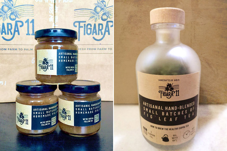 Figara11 also produces fig-based products such as fig jam and fig leaf tea.