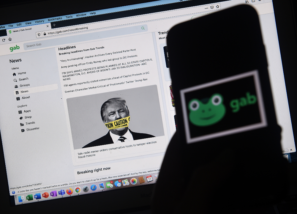 Gab In Gab benefits from Twitter-less Trump, Parler removal | Malay Mail