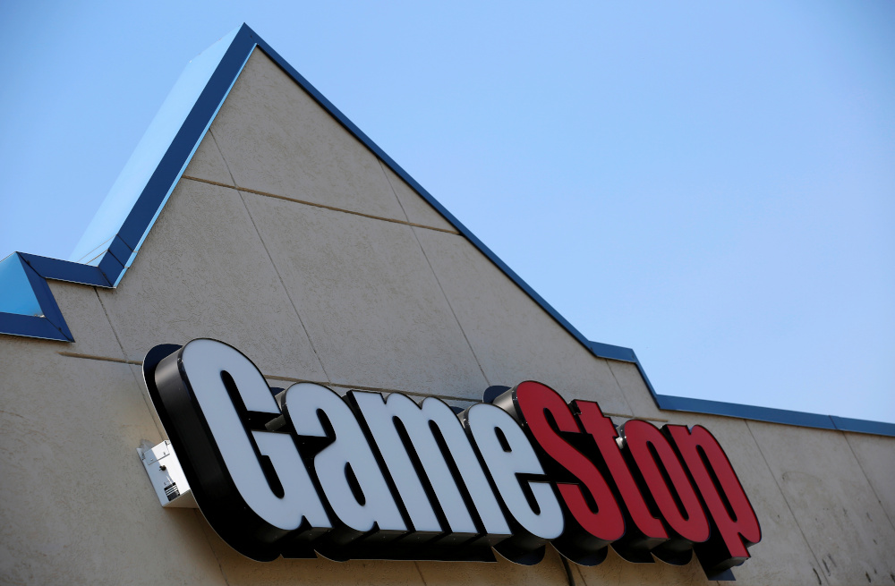 A sign is seen outside a GameStop store in Niles, Illinois, US May 23, 2016. u00e2u20acu201d Reuters picnn