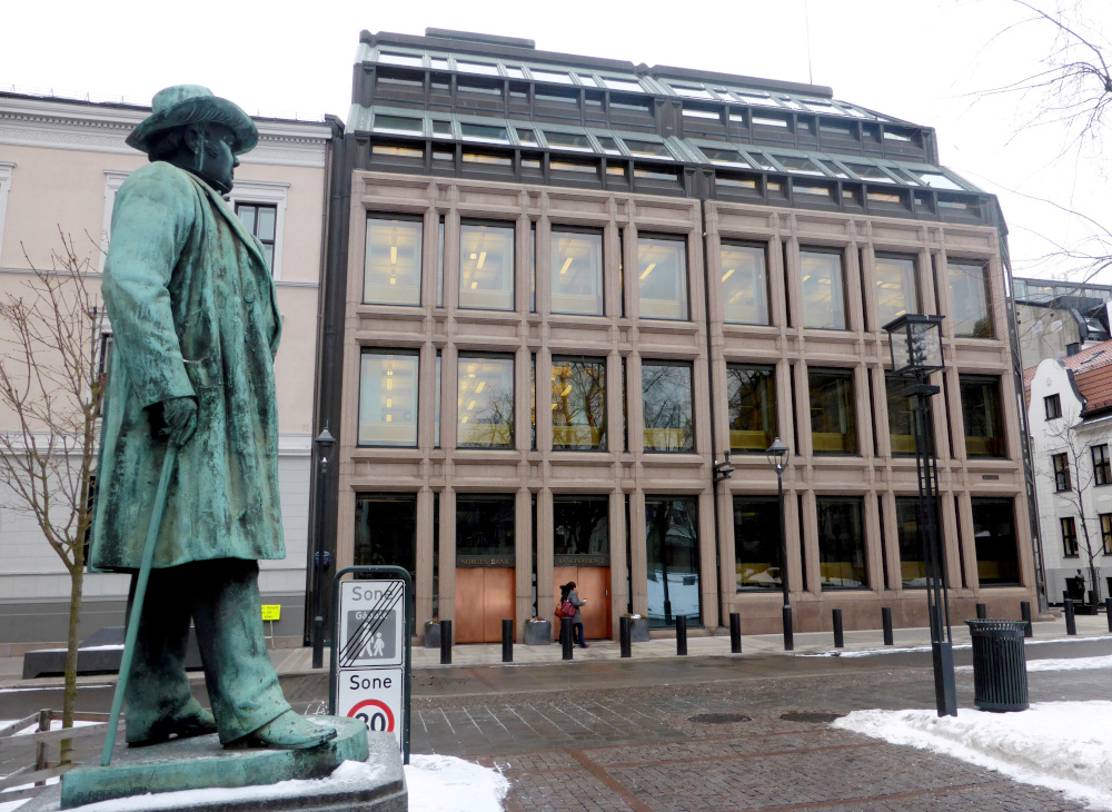 A general view of the Norwegian central bank, where Norwayu00e2u20acu2122s sovereign wealth fund is situated, in Oslo, Norway, March 6, 2018. u00e2u20acu201d Reuters picnn