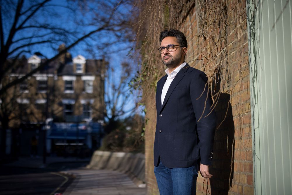 British author Sathnam Sanghera poses for a photograph in Hampstead, north London on January 25, 2021. u00e2u20acu201d AFP pic