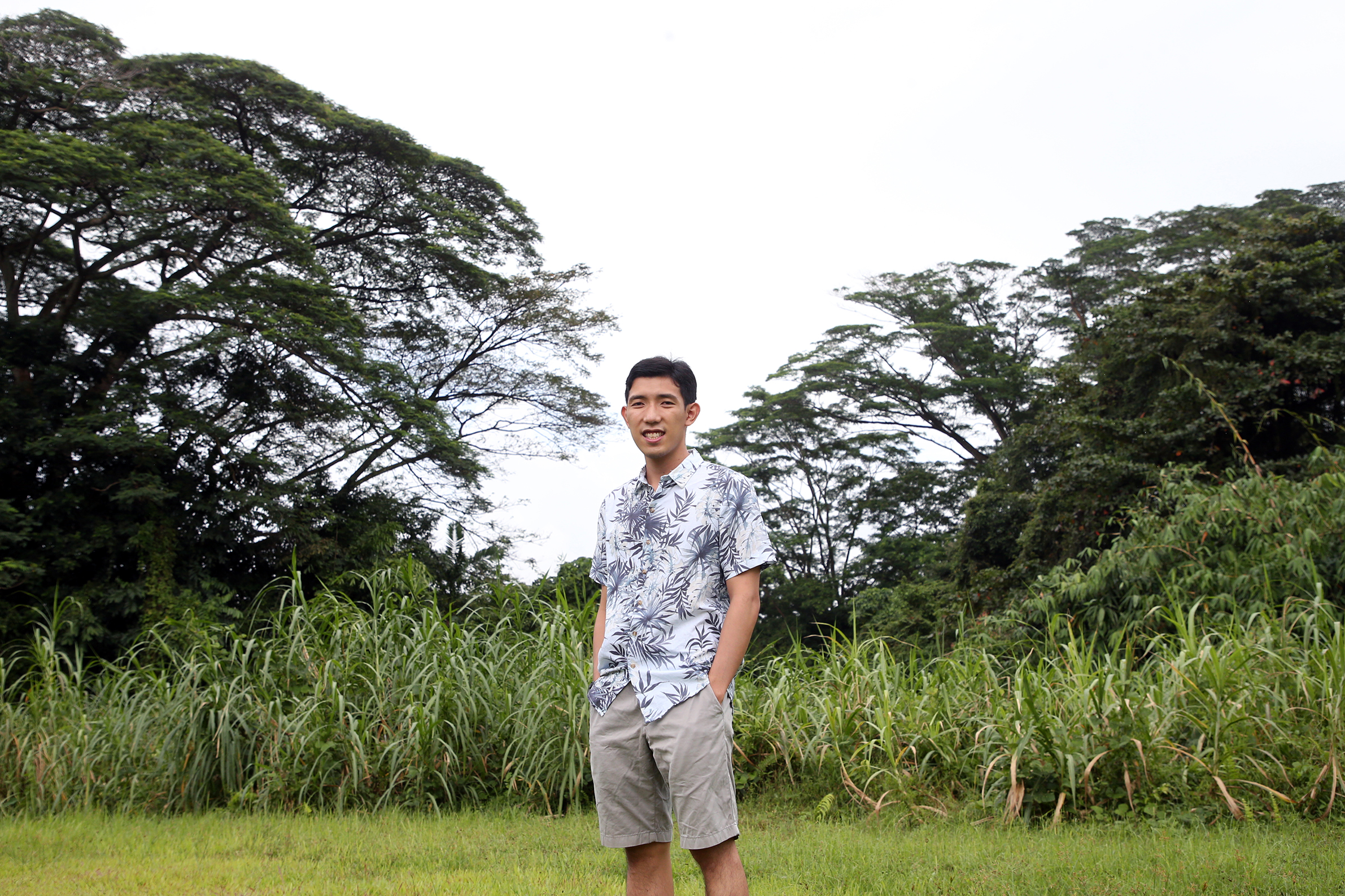 Mr Karl Png, 23, the founder of Singapore Youth Voices for Biodiversity, said that young people in general are more “woke” about environmentalism. — Photo by Ooi Boon Keong for TODAY