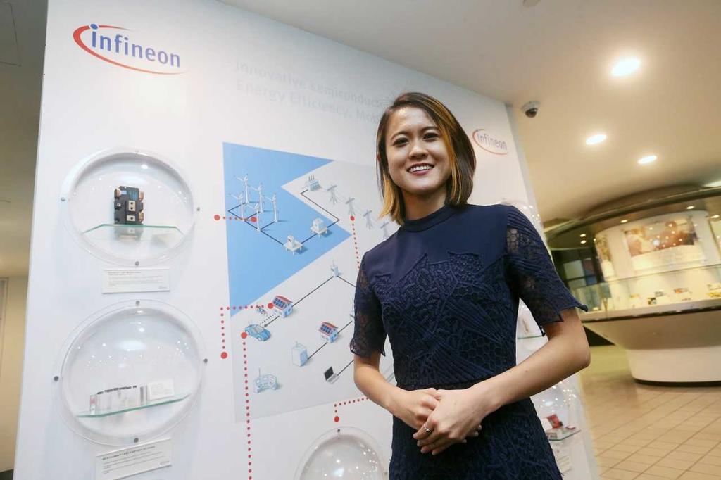 Dr Pamela Lin, 31, a senior engineer at Infineon who already had a PhD but decided to pursue a lower course in a master's programme in technology to learn AI, something she has never done. u00e2u20acu2022 TODAY pic