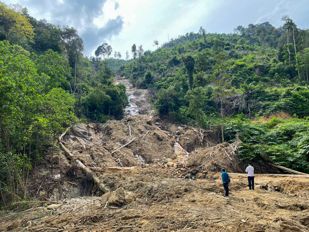 A general view of soil erosion at waterways near the Segari Melintang Forest Reserve January 22, 2021. u00e2u20acu201d Picture courtesy of the Perak Health, Science, Environment and Green Technology Committee chairmanu00e2u20acu2122s Office
