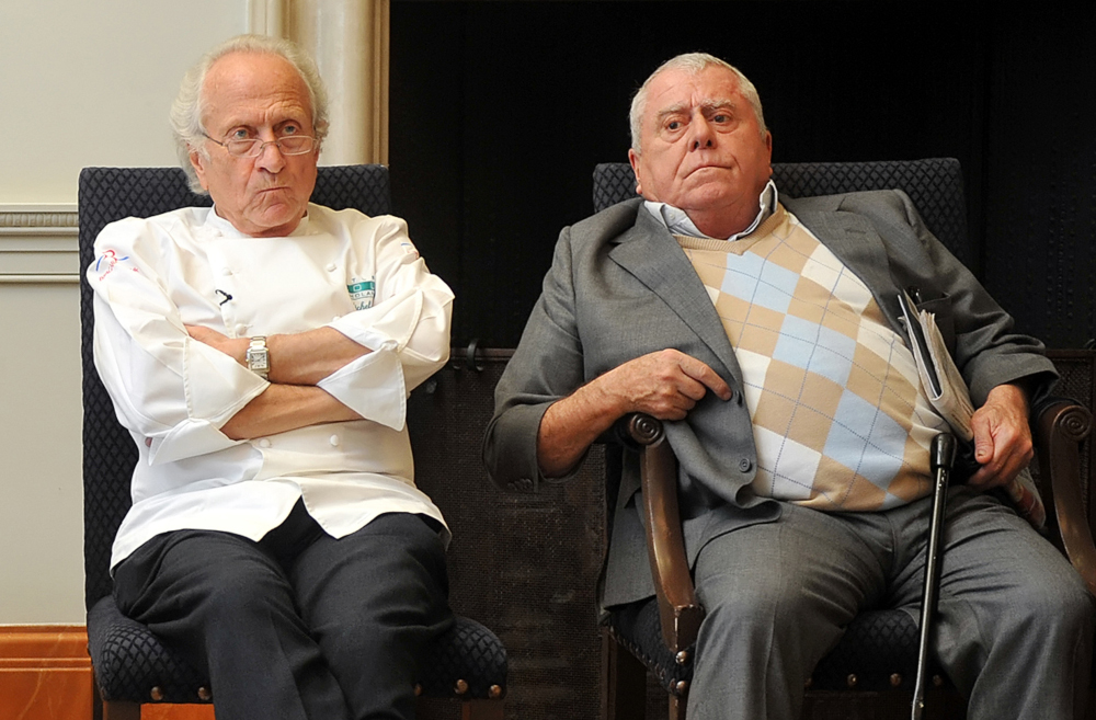 French chef Albert Roux (right), who along with his late brother Michel helped revolutionise Britainu00e2u20acu2122s dining scene with Le Gavroche restaurant in London, has died at 85, his family said January 6, 2021. u00e2u20acu201d AFP pic 