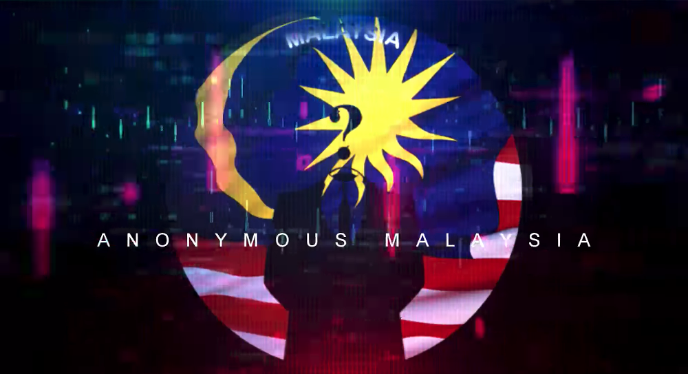 The hacker group Anonymous Malaysia has resurfaced after a long absence. u00e2u20acu201d Facebook screenshot