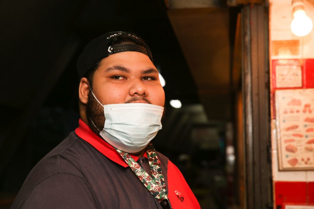 Khairul Majid says he sees no increase in customers despite the meat cartel scandal. — Picture by Choo Choy May