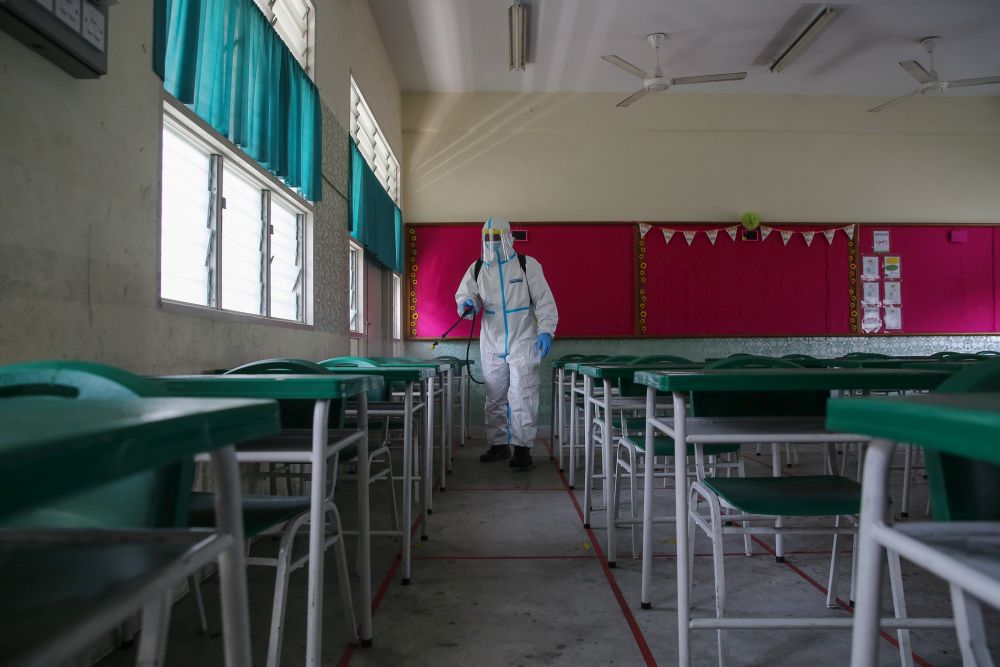 The Covid-19 pandemic forced a nationwide shutdown of schools from March to July 2020, November 2020 to April 2021, and most recently, in May, due to infections rising exponentially.  — Picture by Yusof Mat Isa