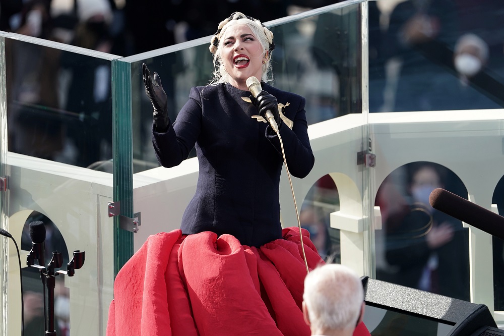 Lady Gaga performs during the 59th Presidential Inauguration in Washington January 21, 2021. u00e2u20acu2022 Reuters pic