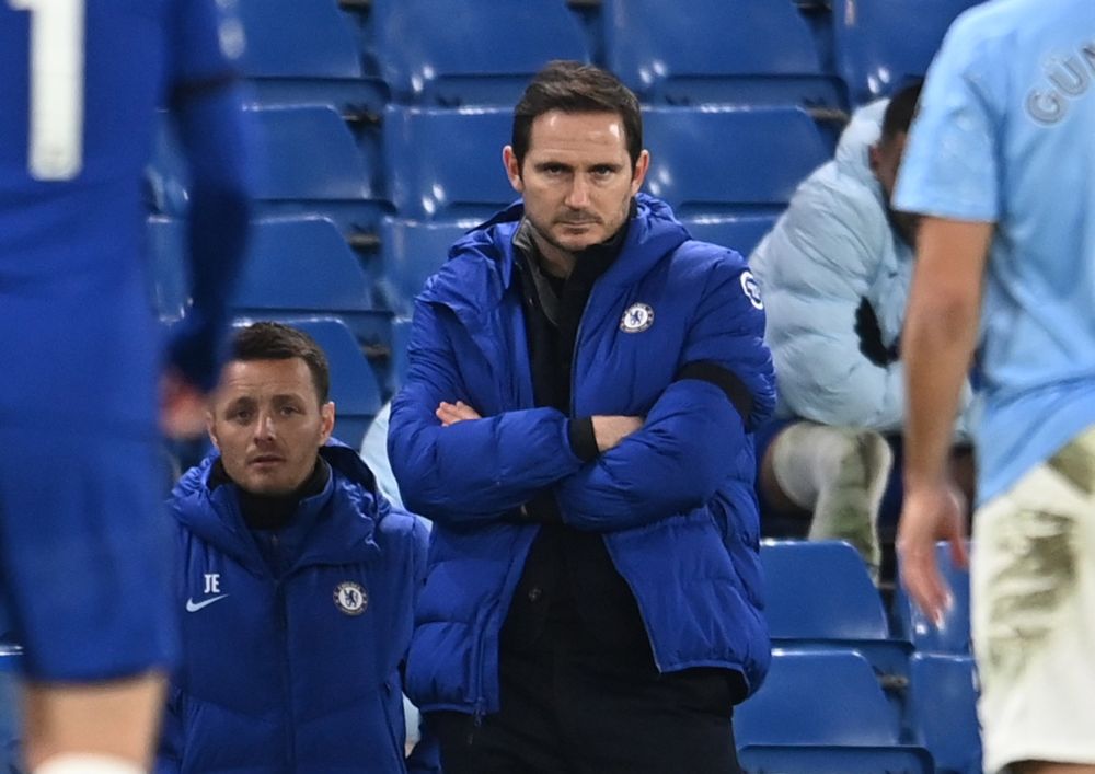 Chelsea manager Frank Lampard during the match against Manchester City at Stamford Bridge, London January 3, 2021. u00e2u20acu201d Reuters pic