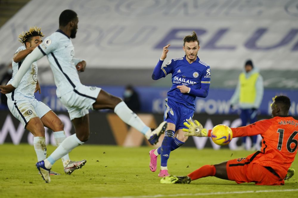 Leicester City's James Maddison scores against Chelsea at the King Power Stadium in Leicester January 19, 2021. u00e2u20acu201d Reuters pic