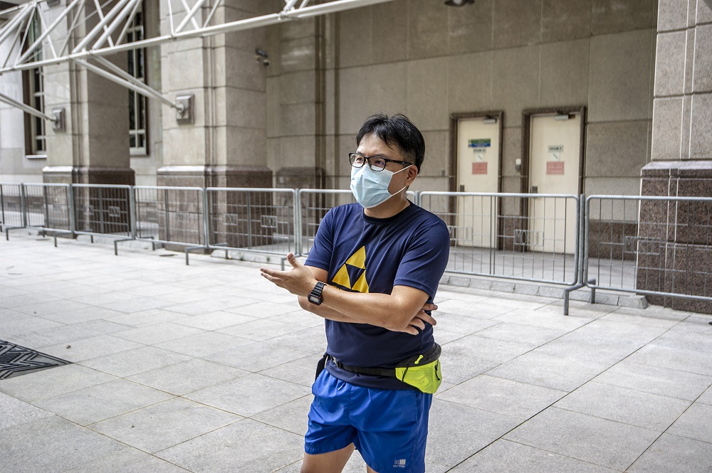 Justin Kijam speaks to Malay Mail during an interview session in Kuala Lumpur January 13, 2021. ― Picture by Shafwan Zaidon