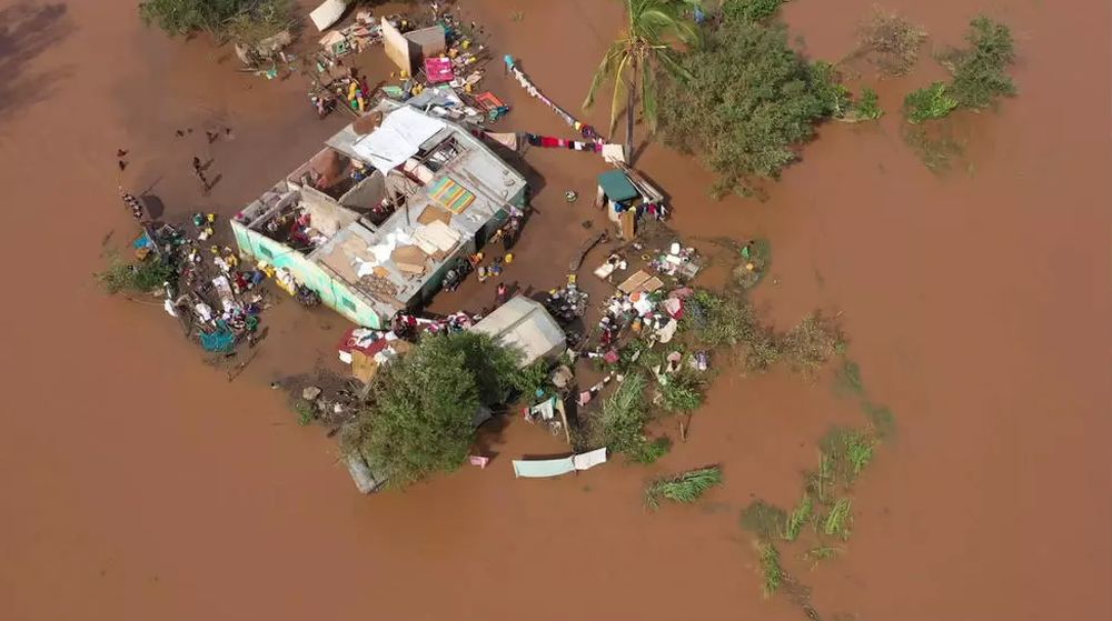 Stranded: Homes in the Buzi area of central Mozambique after Cyclone Eloise. u00e2u20acu201d UNICEF/AFP pic
