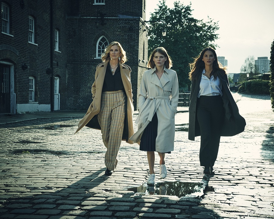 From left: Joely Richardson, Emma Greenwell and Munn in a scene from ‘The Rook’, now streaming on HBO GO. — Picture courtesy of HBO