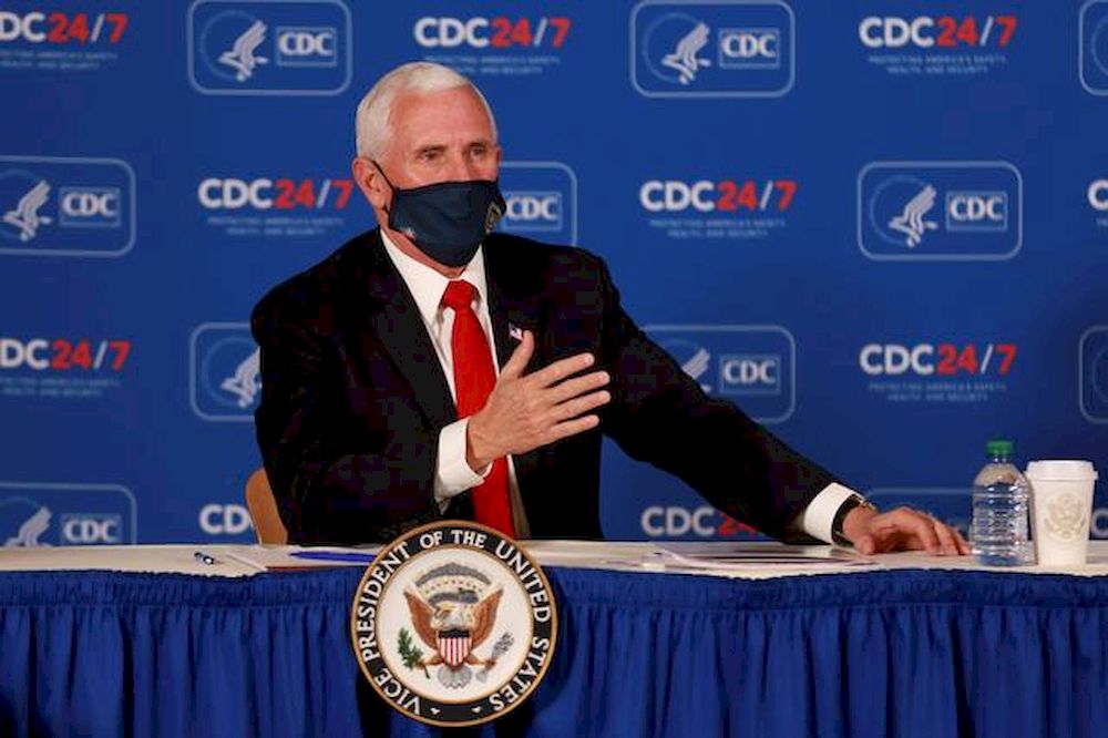 File picture shows US Vice President Mike Pence speaking during a briefing at the Centers of Disease Control and Prevention (CDC) amid the coronavirus disease (Covid-19) outbreak, in Atlanta, Georgia, US, December 4, 2020. u00e2u20acu201d Reuters pic