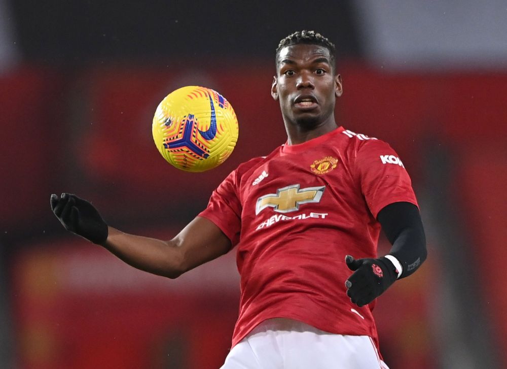 Manchester Unitedu00e2u20acu2122s Paul Pogba in action against Sheffield United at Old Trafford, Manchester January 27, 2021. u00e2u20acu201d Reuters pic