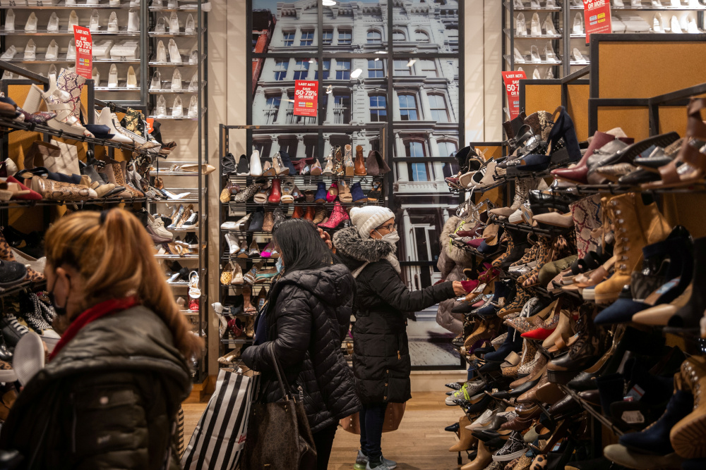 People wearing protective masks shop at Macyu00e2u20acu2122s Herald Square following the outbreak of the coronavirus disease in the Manhattan borough of New York City, New York, US, December 26, 2020. u00e2u20acu201d Reuters pic