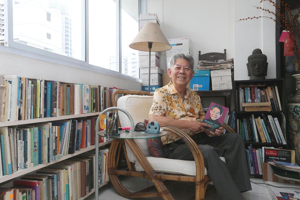 Robert Yeo at his home on Dec 29, 2020. u00e2u20acu201d TODAY pic