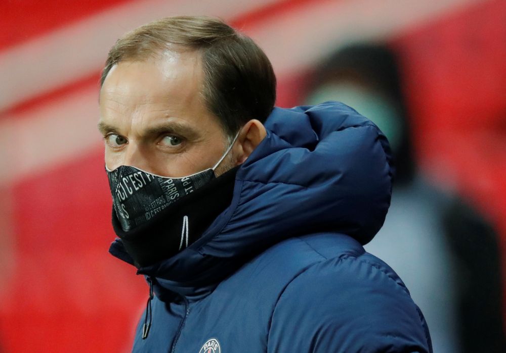 Paris St Germain coach Thomas Tuchel during the game against Olympique Lyonnais at the Parc des Princes, Paris December 13, 2020  u00e2u20acu201d Reuters pic