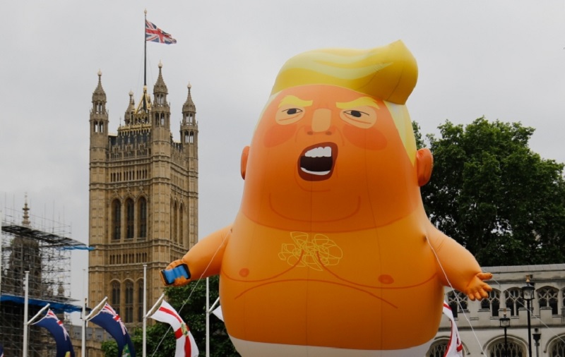 The infamous blimp of outgoing US President Donald Trump dressed as a baby could soon greet visitors to the Museum on London. u00e2u20acu2022 AFP pic