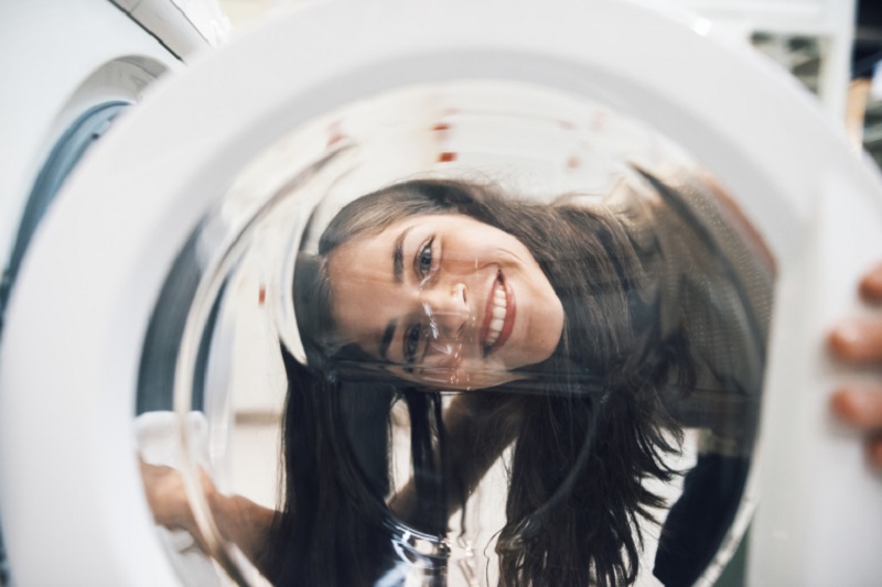 Ocean Wise has run tests on washing machines and estimates that a single item of clothing can release millions of fibres during a normal domestic wash. u00e2u20acu2022 IStock.com/AFP pic