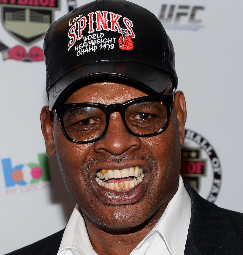 In this file photo taken on August 10, 2013 former boxer Leon Spinks arrives at the Nevada Boxing Hall of Fame inaugural induction gala at the Monte Carlo Resort and Casino in Las Vegas, Nevada. u00e2u20acu201d AFP pic