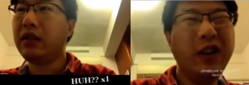 The lecturer was understandably frustrated after realising that he left his entire two-hour lecture on mute. u00e2u20acu201d Screenshot via Youtube/Singapore Incidents