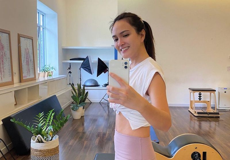 Shandy was criticised after she posted snaps of herself on holiday at a beach resort. u00e2u20acu201d Picture via Instagram/shandyaulia