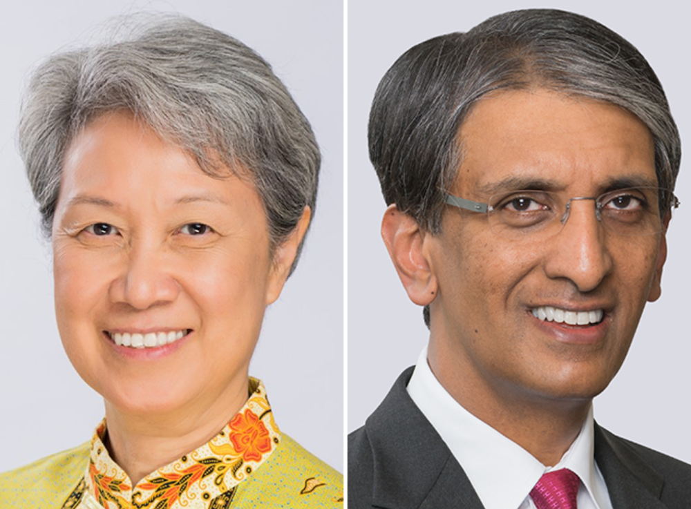 Dilhan Pillay Sandrasegara (right) will succeed Ho Ching as executive director and chief executive officer of Temasek Holdings. u00e2u20acu201d Picture courtesy of Temasek Holdings via TODAY