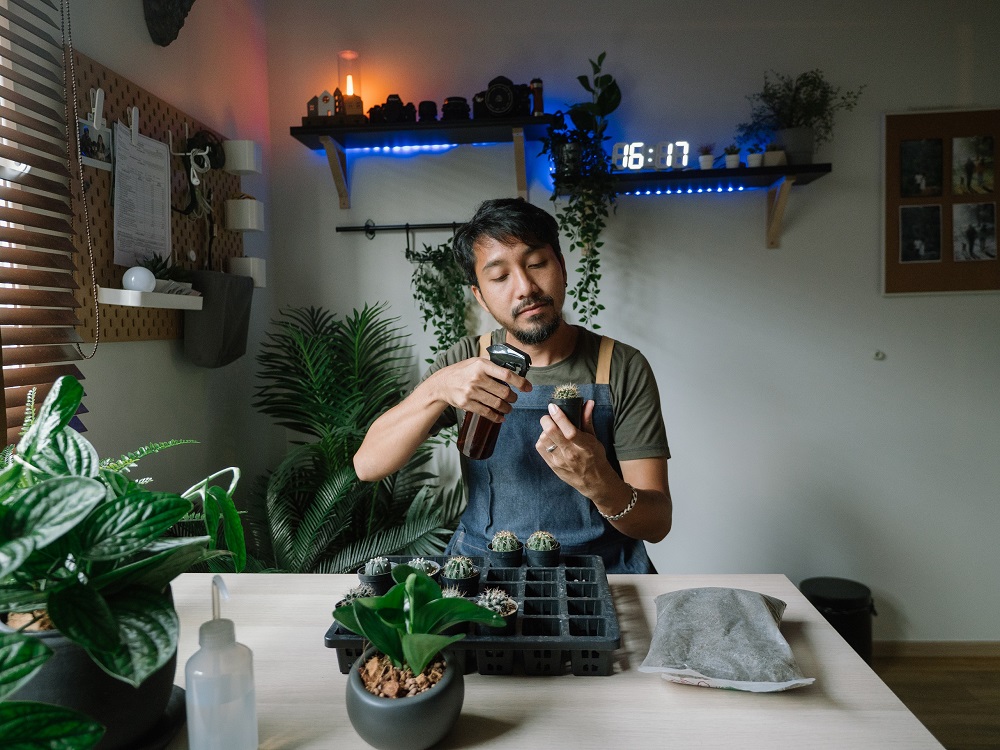 In real gardens for those who are luckiest, in terrariums for those in small spaces and even hanging on the walls, nothing can stop the u00e2u20acu02dcplantfluenceurs,u00e2u20acu2122 the plant fanatics who are making their interiors into genuine urban jungles. u00e2u20acu201d ETX Studio pic