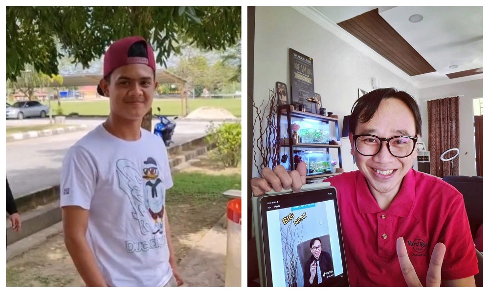 The ‘air jagung’ seller Hanif had given Shahrul a free cup of the popular Malaysian beverage at a traffic light near Kubang Kerian, Kota Baru.  —  Screengrab from TikTok/sir_asai, Instagram/sir_asai