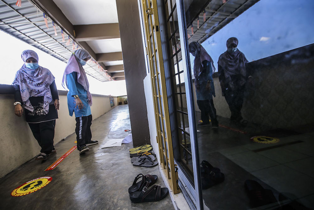 Various efforts are made by Malaysian schools to ensure the safety of students and curb the spread of Covid-19 February 27, 2020. u00e2u20acu2022 Picture by Hari Anggara.nnn