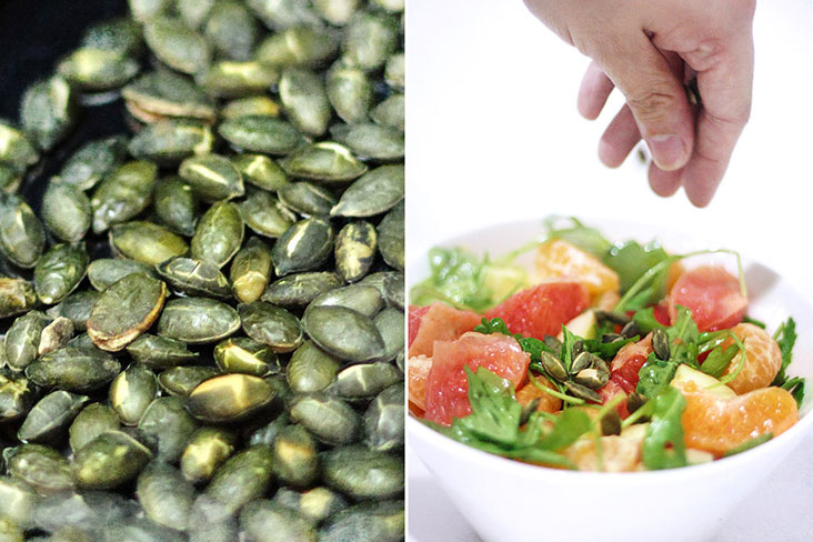 Sprinkle some toasted sunflower seeds for extra crunch and aroma.