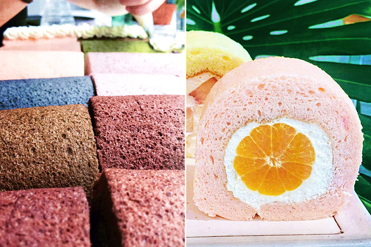 KITA Coffee offers a variety of Japanese style roll cakes, including the seasonal Honey Mikan Roll. – Picture courtesy of KITA Coffee