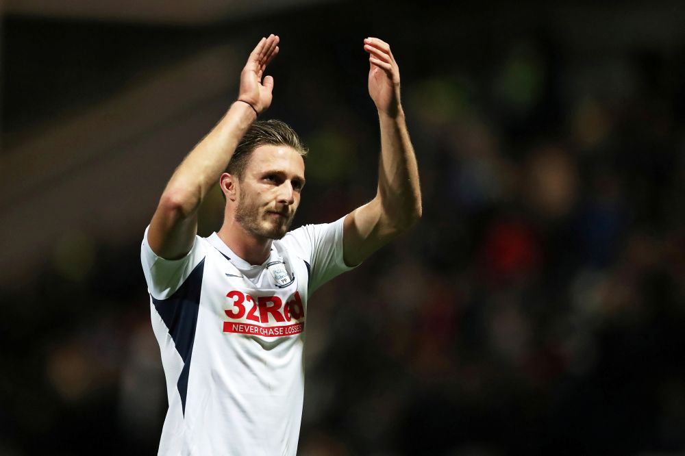 Preston North End's Ben Davies applauds fans after the match against Leeds United at Deepdale, Preston October 22, 2019. u00e2u20acu201d Reuters pic